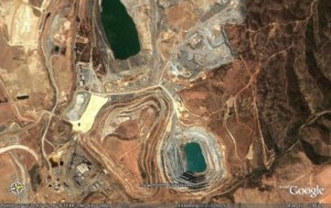 Vista aérea del complejo minero de Aznalcóllar